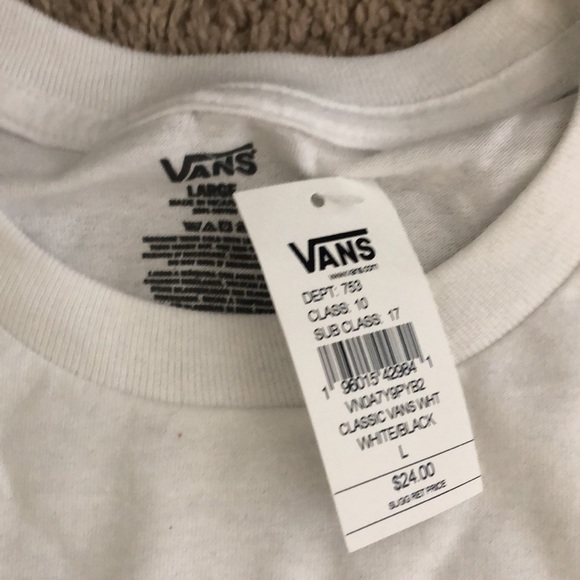 NWT - men’s Vans Size L shirt - Picture 3 of 3